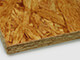 OSB particle board flooring