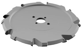 DP V-groove cutter for aluminum composite materials
