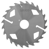 Gang-Rip Saw Blades HW with HW-rakers 'F'  - for profiling aggregate HewSaw